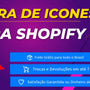 Barra de Anuncio com Ícones para Shopify