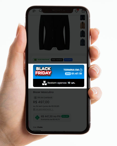 Oferta Black Friday - Qualquer Tema